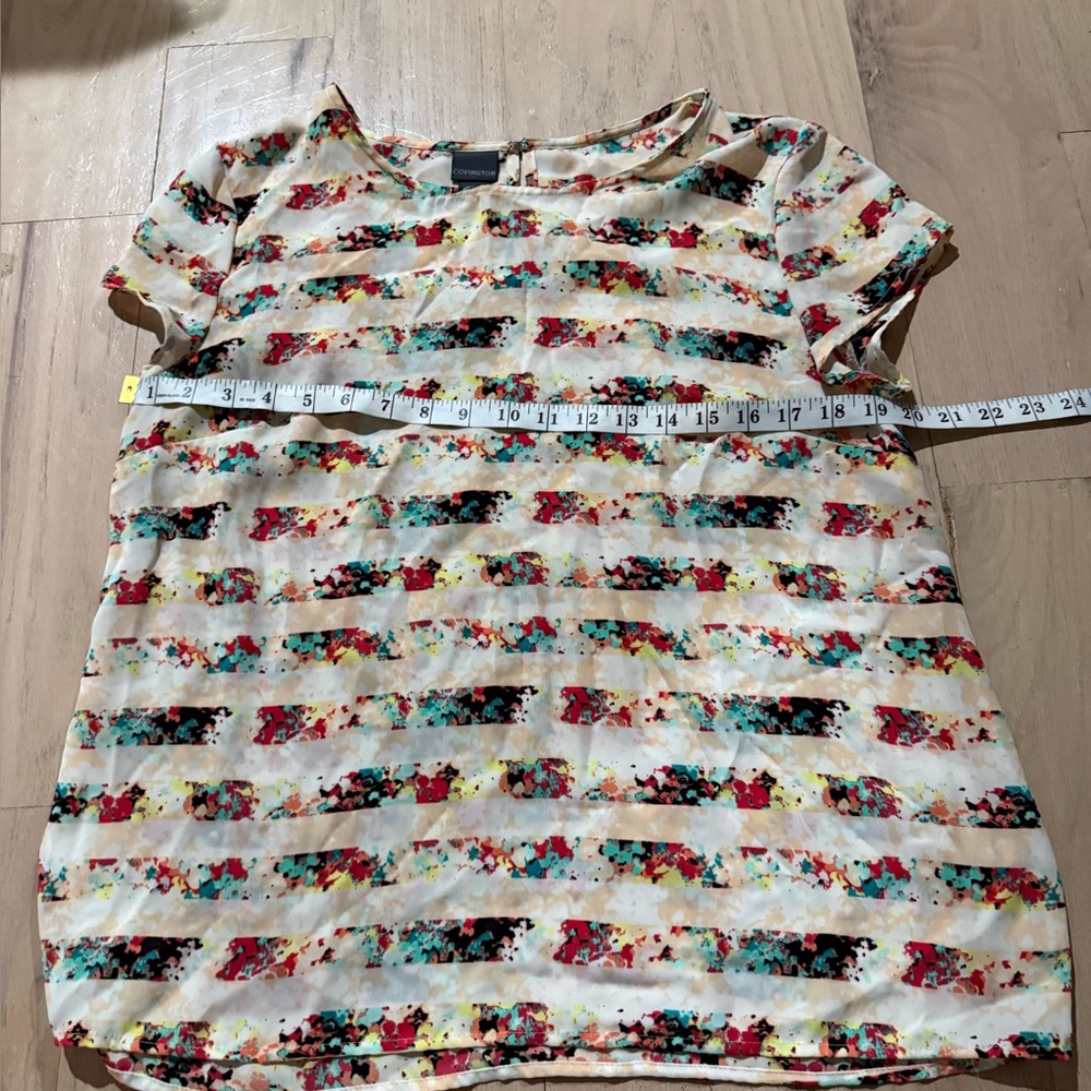 Colorful Patterned Women's Top